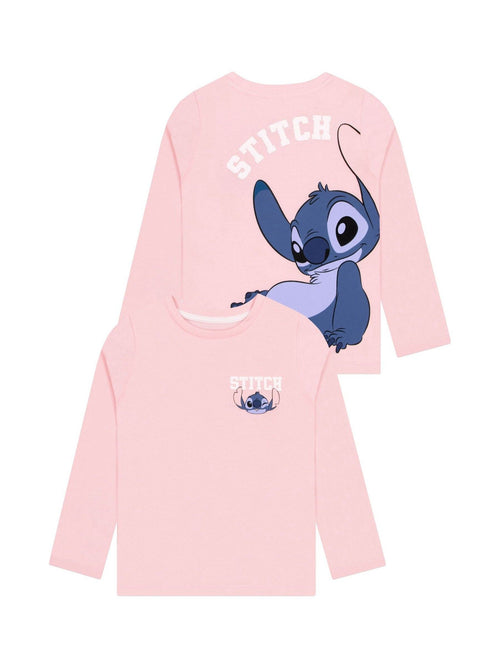 Dsiney Kidz - Character Pink Disney Lilo And Stitch Long Sleeve T-Shirt image 1