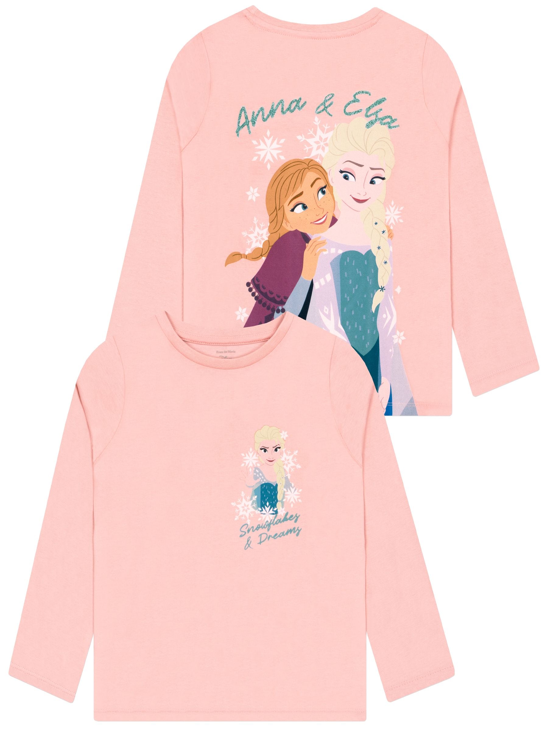 Character Pink Disney Frozen Elsa And Anna Long Sleeve T-Shirt image 7