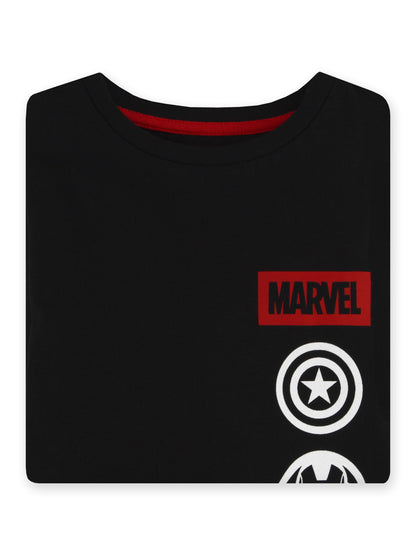 Character Black The Avengers Boys Long Sleeve T-Shirt image 4