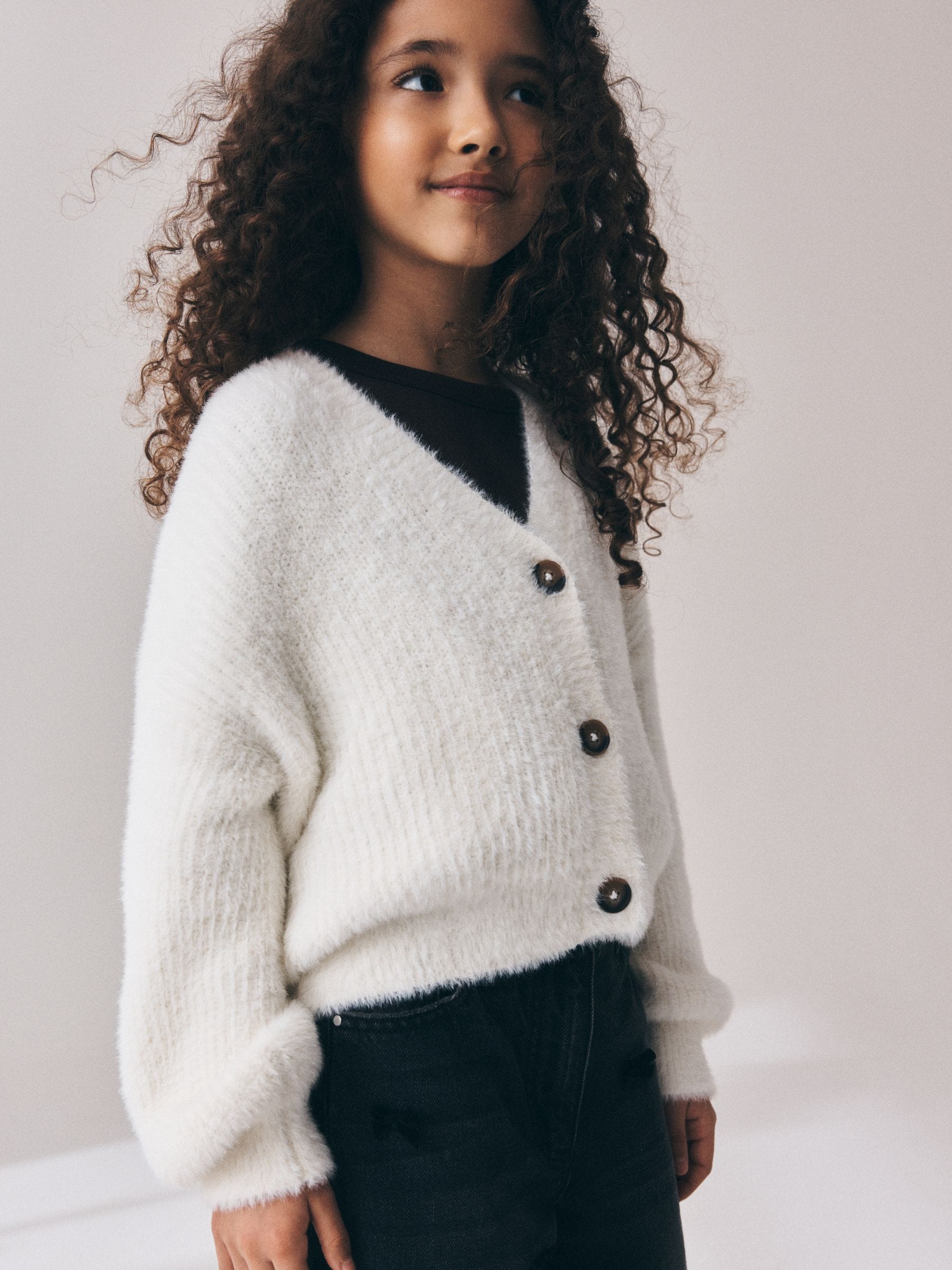 Dsiney Kidz - Ecru V-Neck Cardigan (3-16yrs) image 1