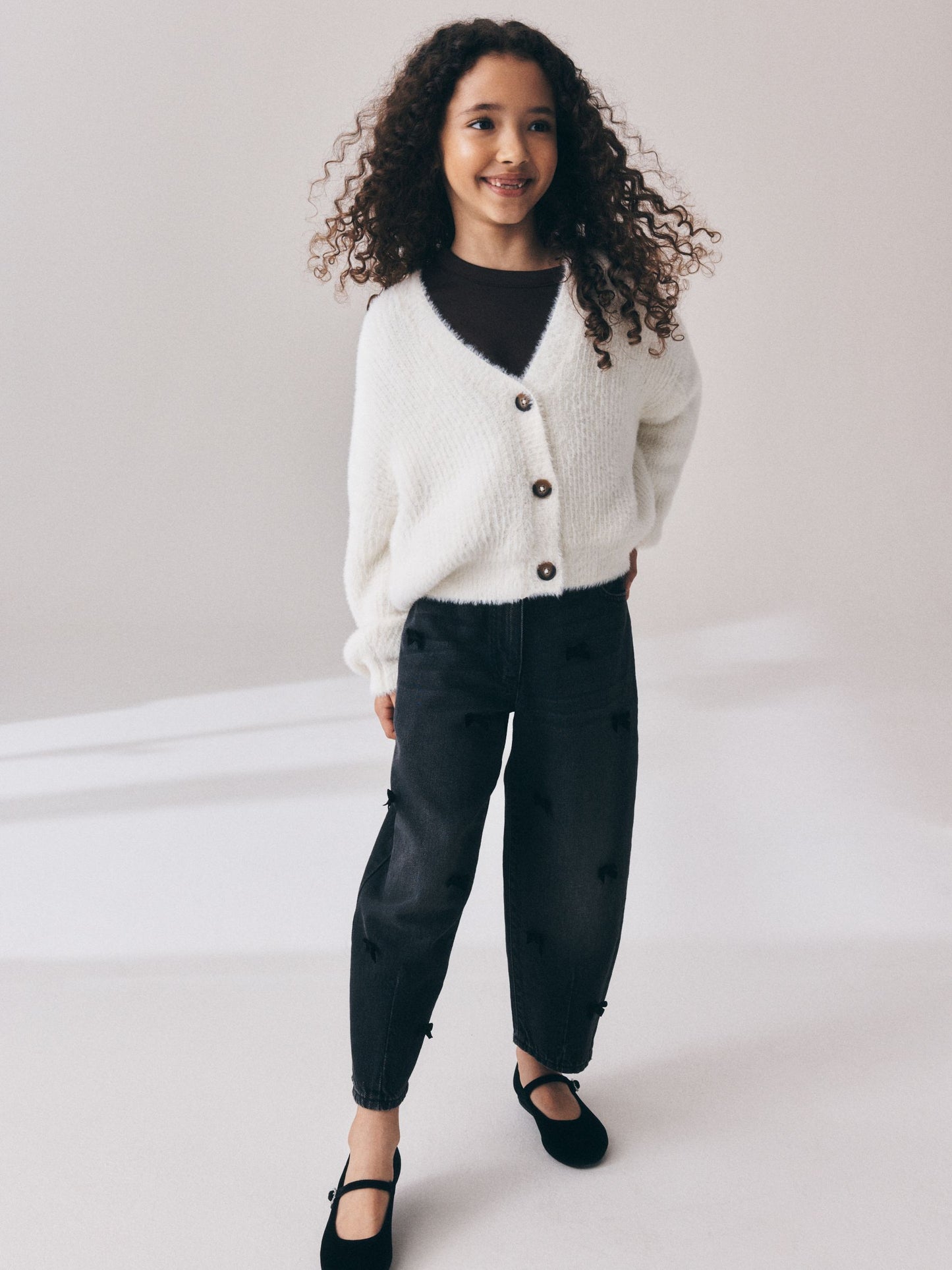 Dsiney Kidz - Ecru V-Neck Cardigan (3-16yrs) image 2