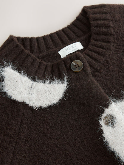Dsiney Kidz - Brown Spot Tinsel Cardigan (3-16yrs) image 6