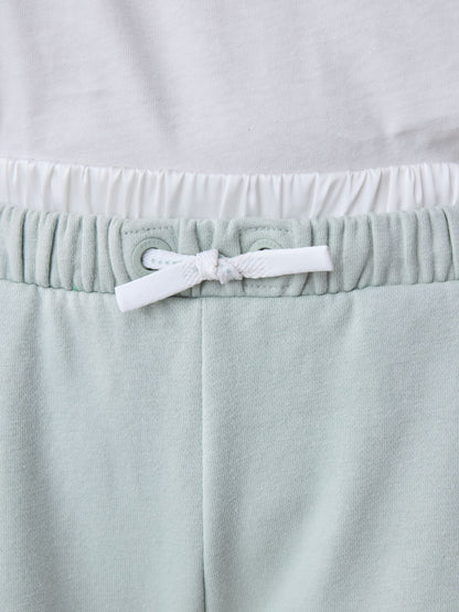 Baker by Ted Baker Green Boxy T-Shirt & Contrast Waistband Trousers Set 2 Piece image 10