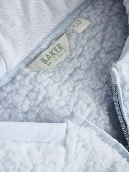 Baker by Ted Baker Zip Through Hooded Fleece Jacket image 11