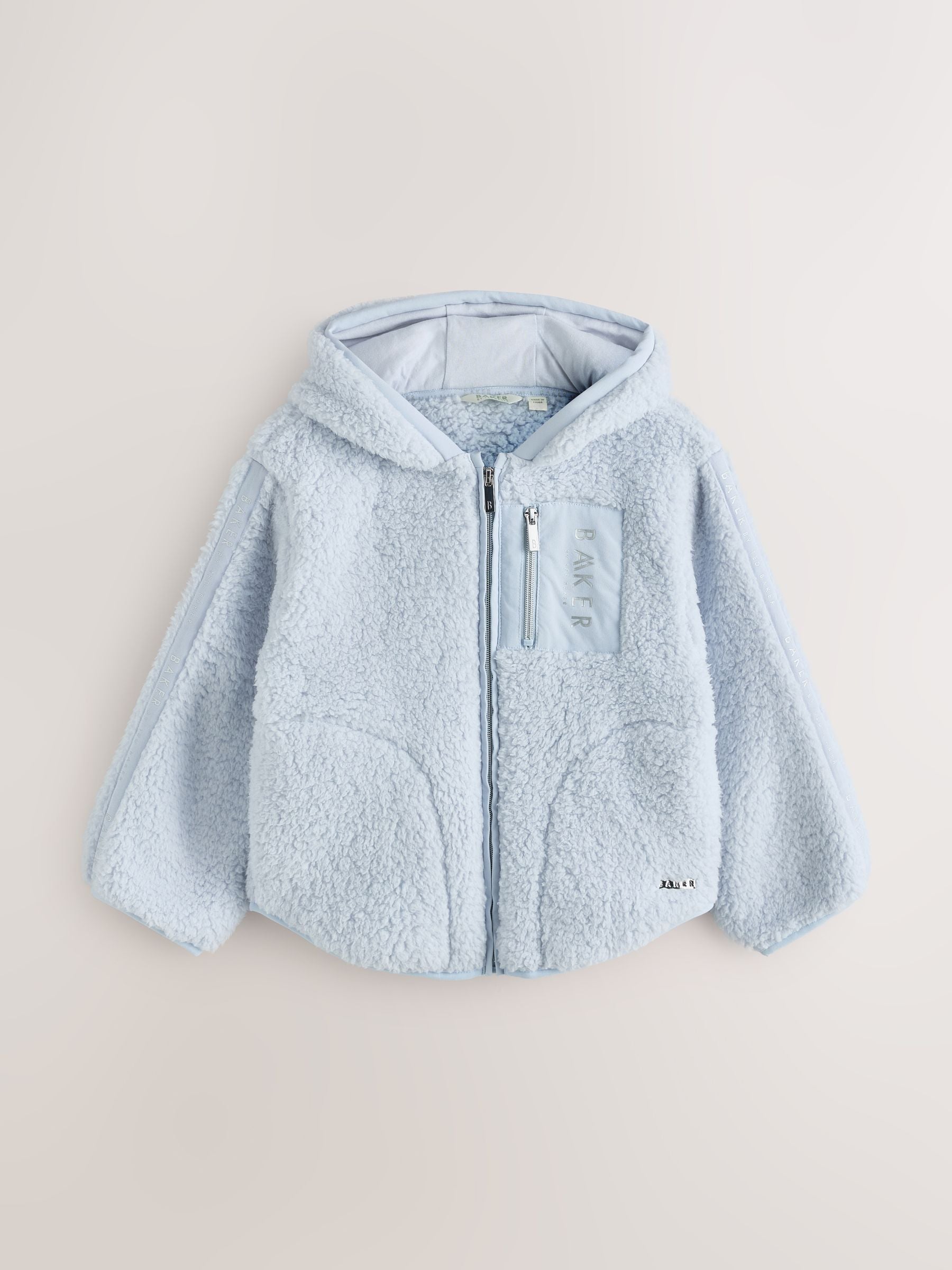 Baker by Ted Baker Zip Through Hooded Fleece Jacket image 6