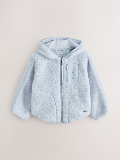 Baker by Ted Baker Zip Through Hooded Fleece Jacket image 6