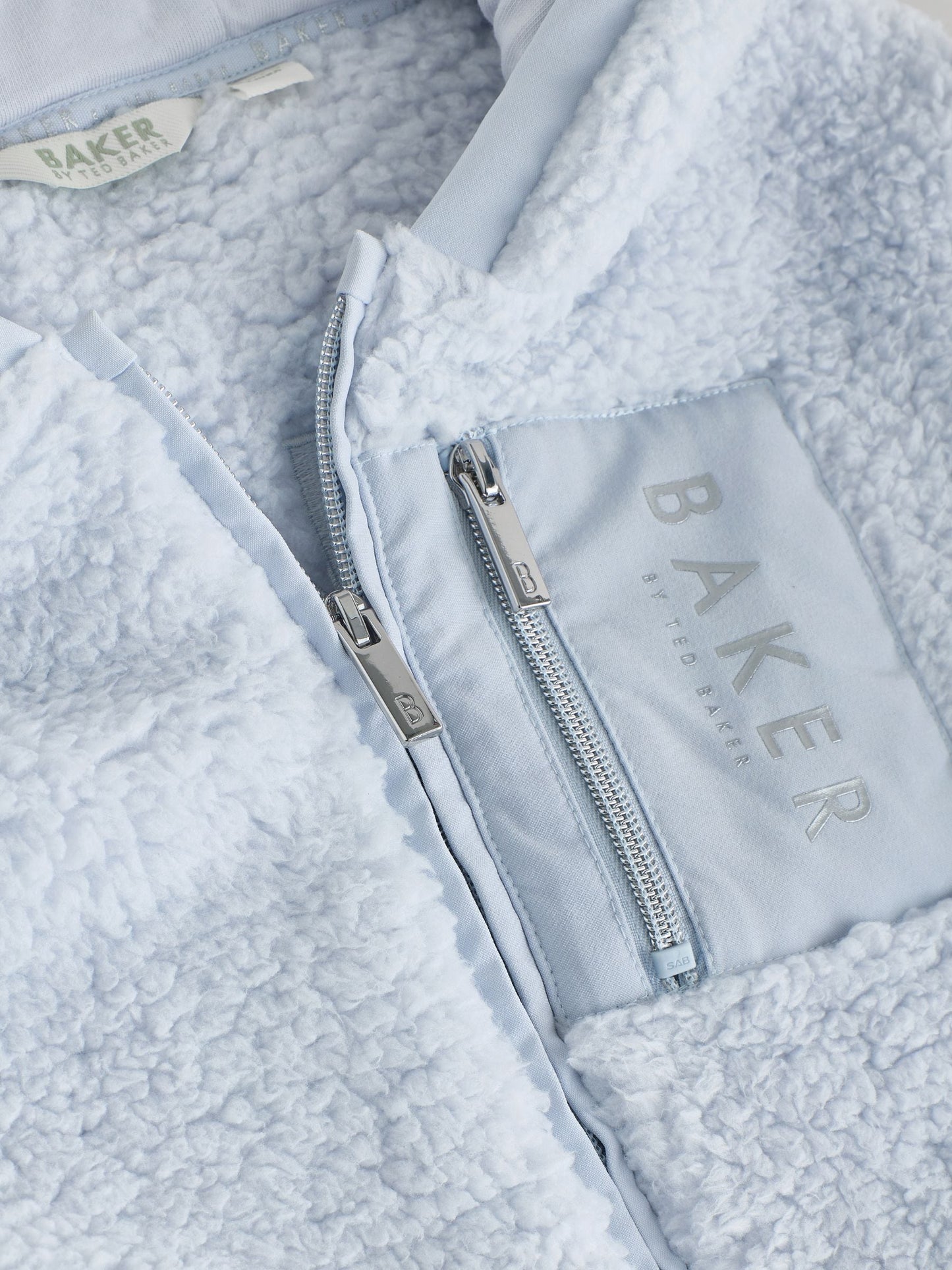 Baker by Ted Baker Zip Through Hooded Fleece Jacket image 8