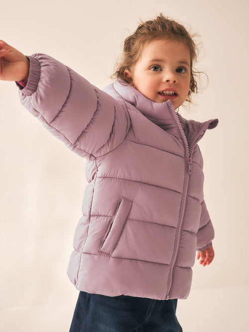 Pink Shower Resistant Fleece Lined Padded Coat (3mths-7yrs) - image 1