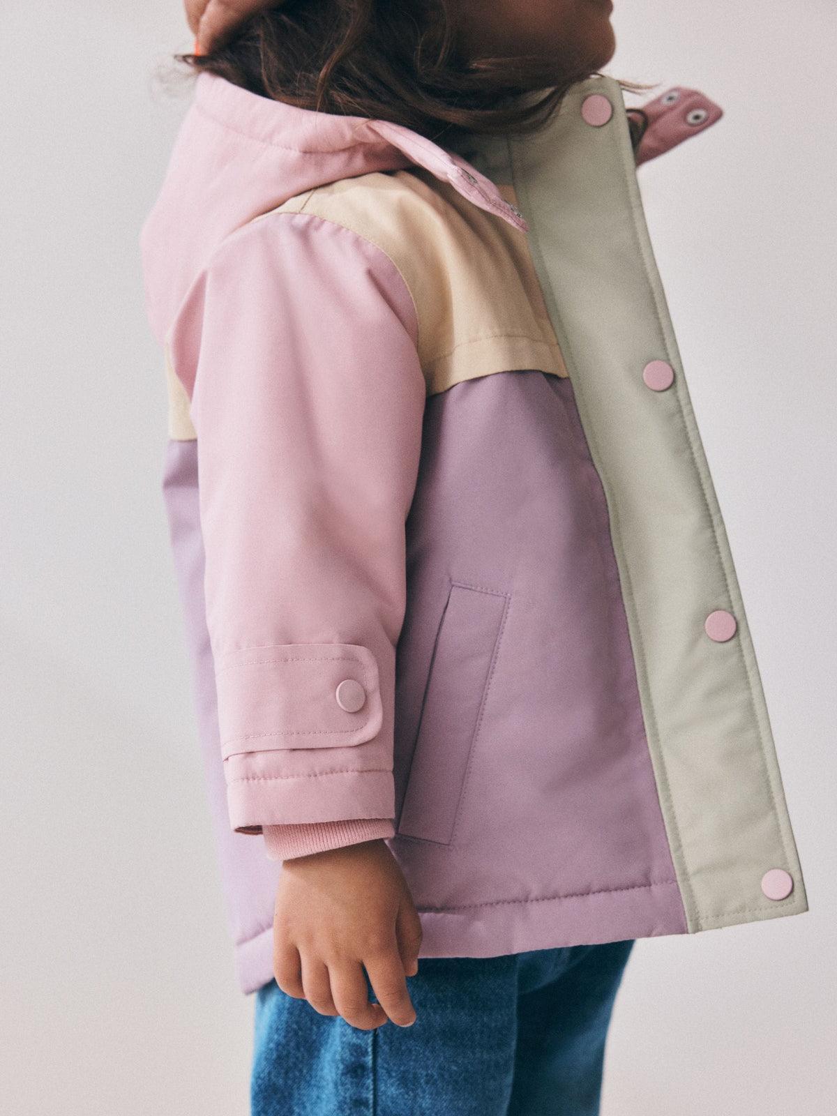 Pastel Colourblock Waterproof Coat (9mths-7yrs) - image 5
