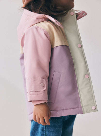 Pastel Colourblock Waterproof Coat (9mths-7yrs) - image 5
