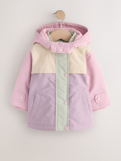 Pastel Colourblock Waterproof Coat (9mths-7yrs) - image 6