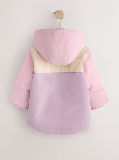 Pastel Colourblock Waterproof Coat (9mths-7yrs) - image 8