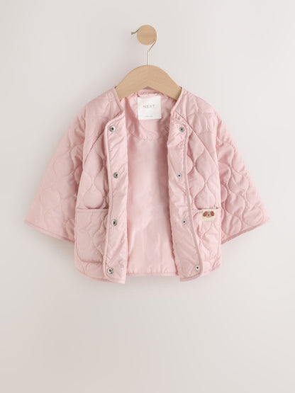 Dsiney Kidz - Pink Dog Applique Shower Resistant Quilted  Jacket (3mths-7yrs) image 5