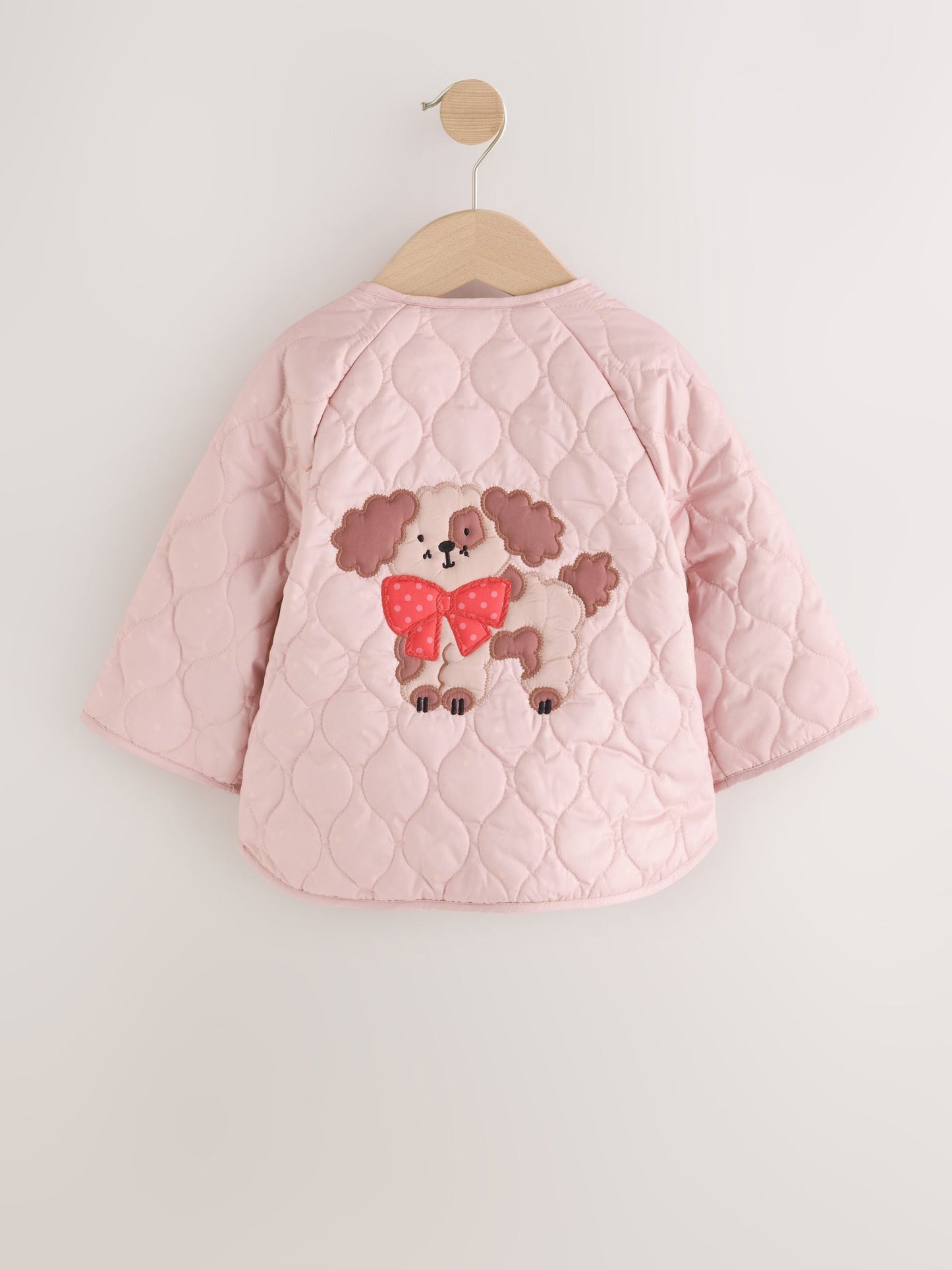 Dsiney Kidz - Pink Dog Applique Shower Resistant Quilted  Jacket (3mths-7yrs) image 6