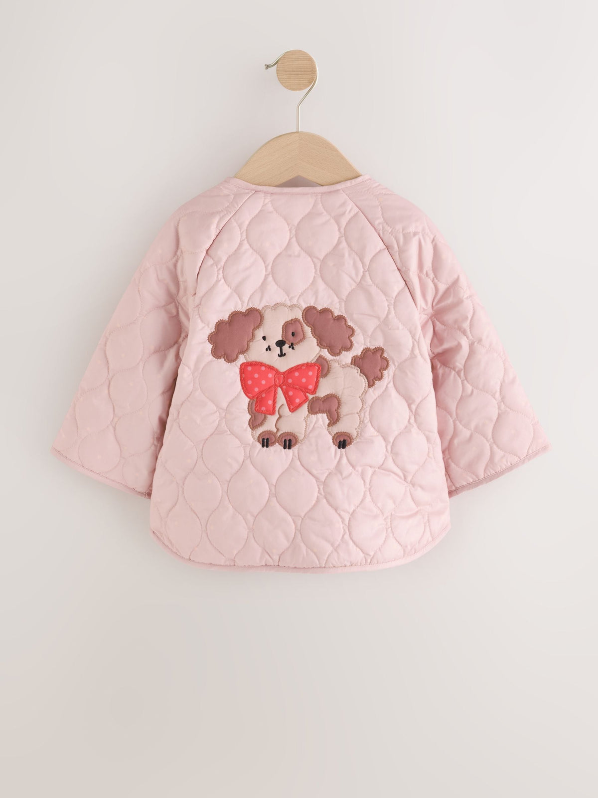 Dsiney Kidz - Pink Dog Applique Shower Resistant Quilted  Jacket (3mths-7yrs) image 6