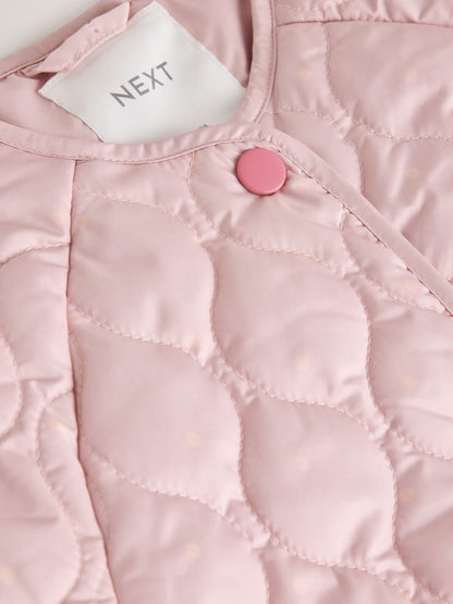 Dsiney Kidz - Pink Dog Applique Shower Resistant Quilted  Jacket (3mths-7yrs) image 7