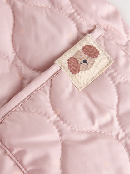 Dsiney Kidz - Pink Dog Applique Shower Resistant Quilted  Jacket (3mths-7yrs) image 8
