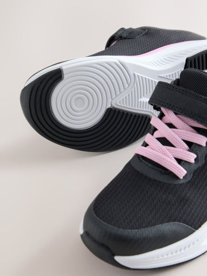 Black/Pink Waterproof Trainers image 3