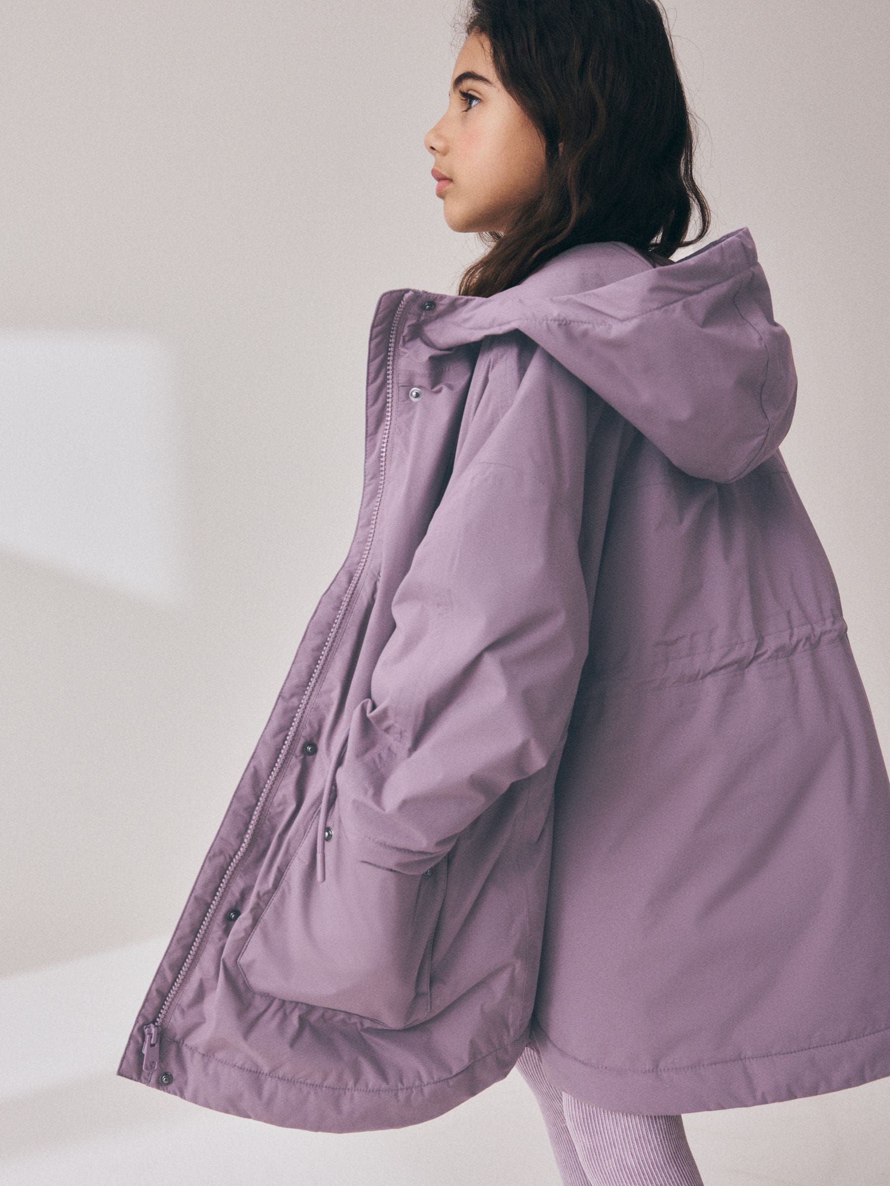 Dsiney Kidz - Lilac Waterproof Jacket (3-16yrs) image 2