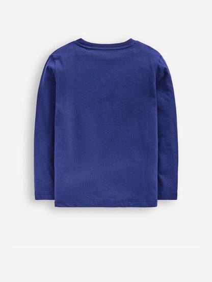 Dsiney Kidz - Boden Blue Long Sleeve Glow T-Shirt image 3