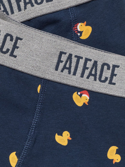 Dsiney Kidz - FatFace Navy Festive Rubber Duck Boxers image 3