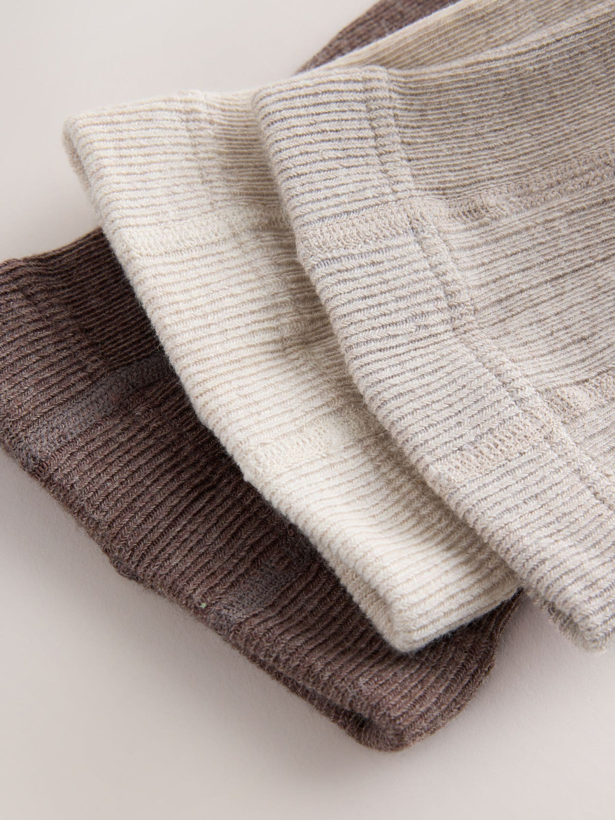 Dsiney Kidz - Brown Neutral Rib Baby Tights 3 Pack image 6
