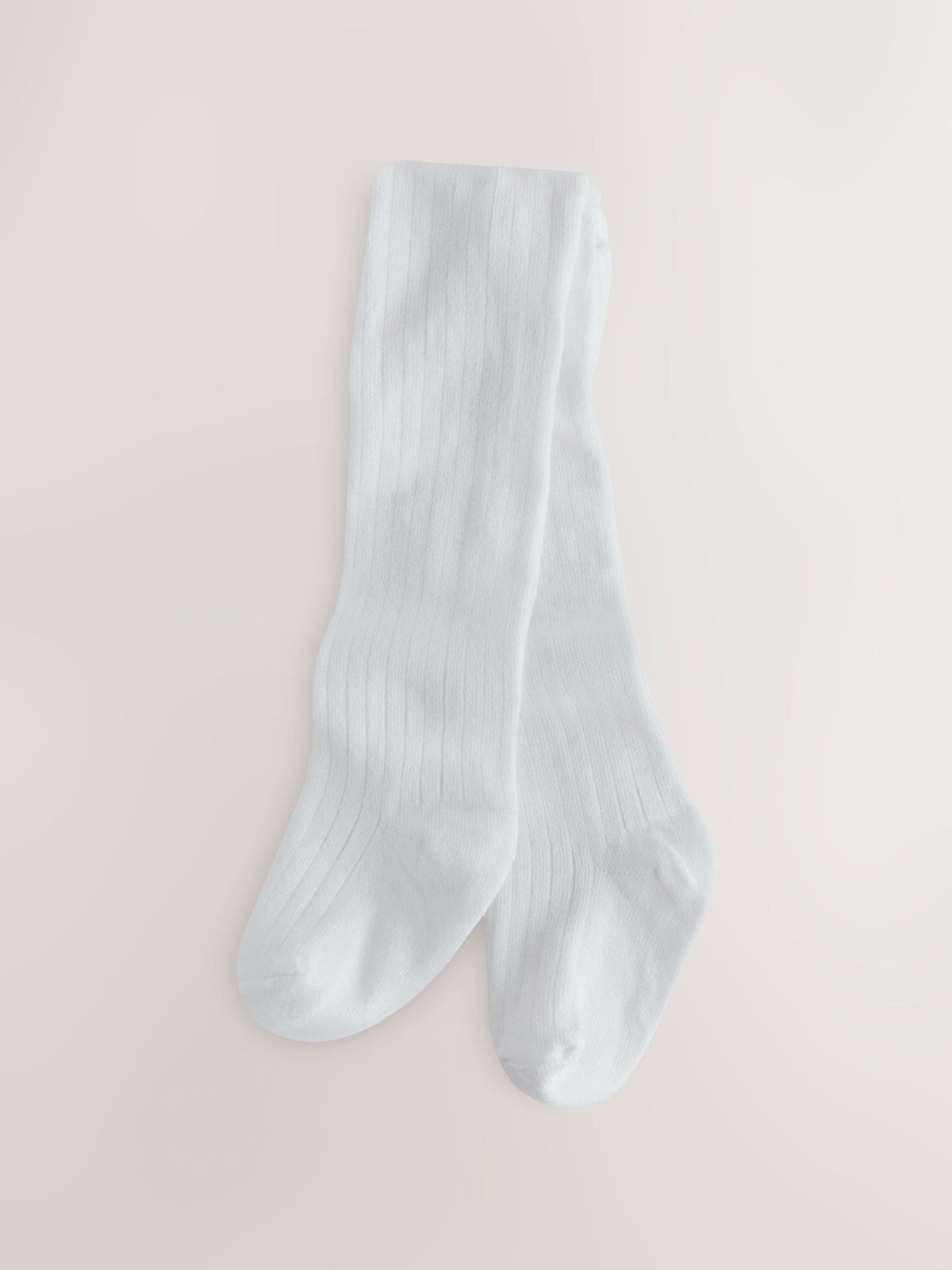 Dsiney Kidz - Pink/White Rib Baby Tights 3 Pack image 4