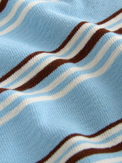 Dsiney Kidz - Blue Stripe Long Sleeve Rugby Top (3-16yrs) image 3