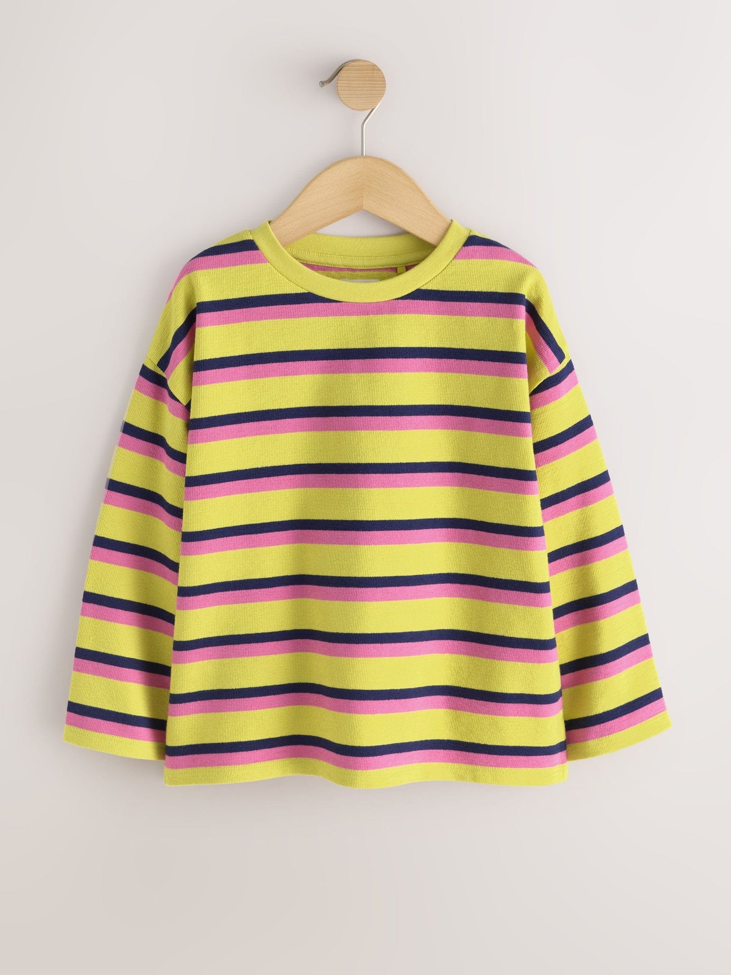 Dsiney Kidz - Yellow Stripe Textured Long Sleeve Top (3-16yrs) image 5