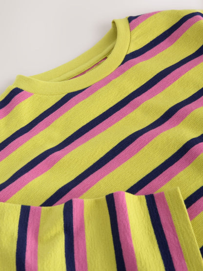 Dsiney Kidz - Yellow Stripe Textured Long Sleeve Top (3-16yrs) image 8