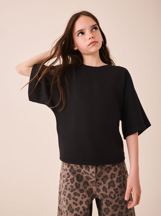 Dsiney Kidz - Black Supersoft Fitted Waist T-Shirt (3-16yrs) image 1
