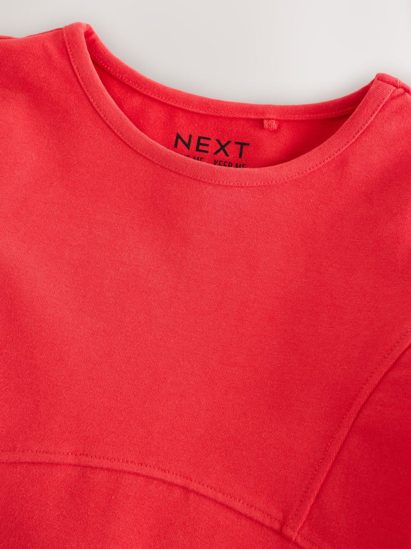 Dsiney Kidz - Red Long Sleeve Seam Detail Top (3-16yrs) image 7