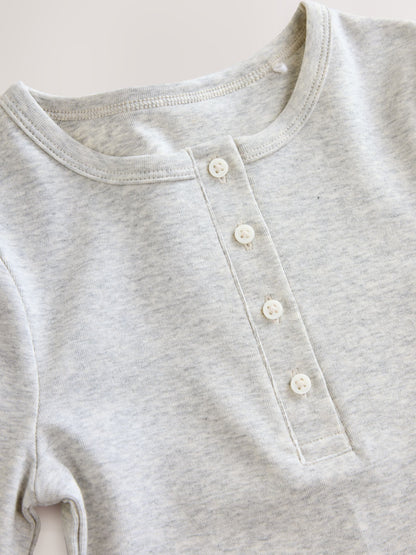 Dsiney Kidz - Grey Long Sleeve Button Top (3-16yrs) image 6