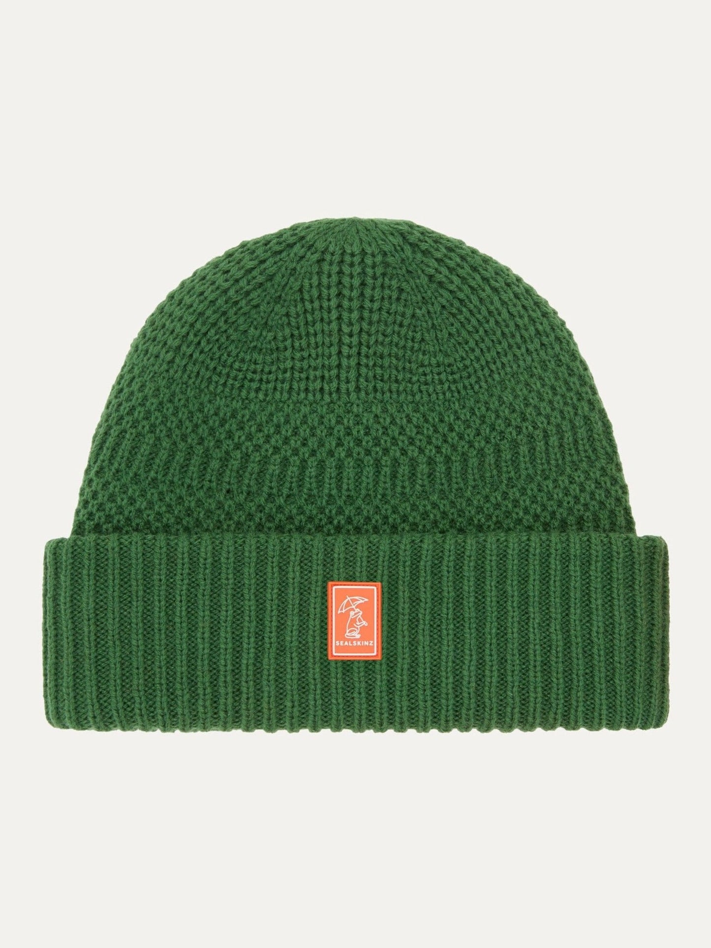 Sealskinz Green Ruston Waterproof Cold Weather Roll Cuff Beanie image 1