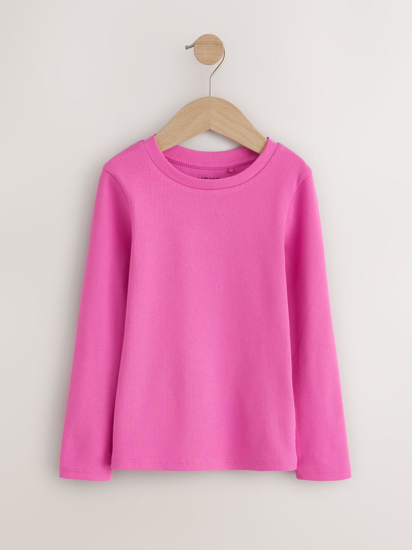 Dsiney Kidz - Navy/Pink Long Sleeve Ribbed T-Shirts 4 Pack (3-16yrs) image 4