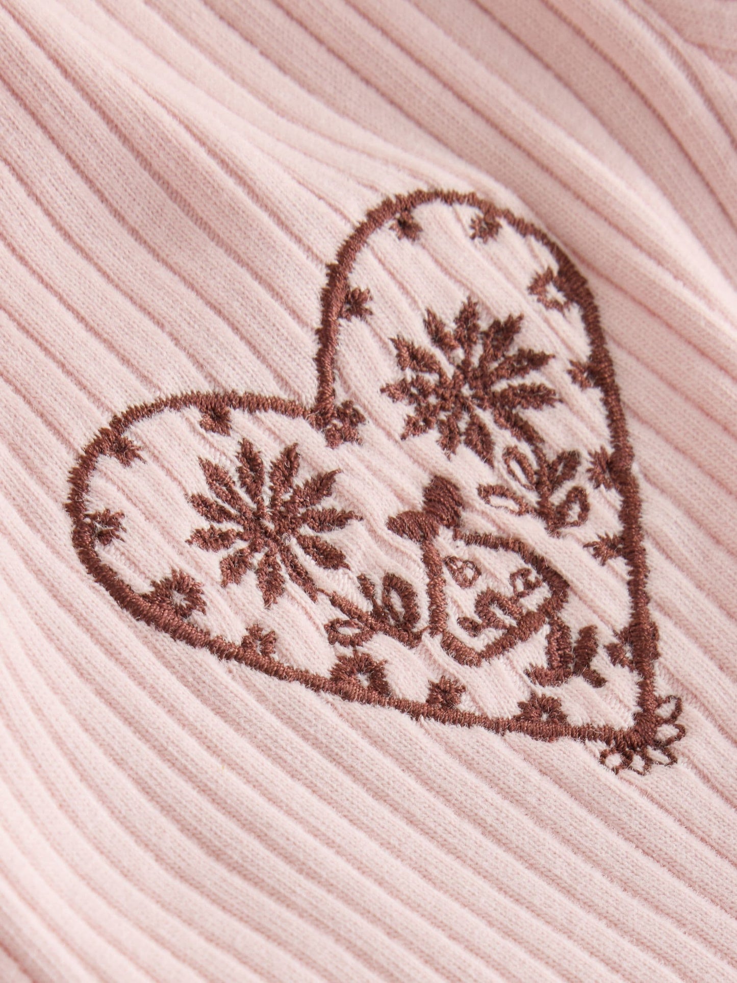 Dsiney Kidz - Pink Ditsy Long Sleeve Ribbed Top 3 Pack (3-16yrs) image 8