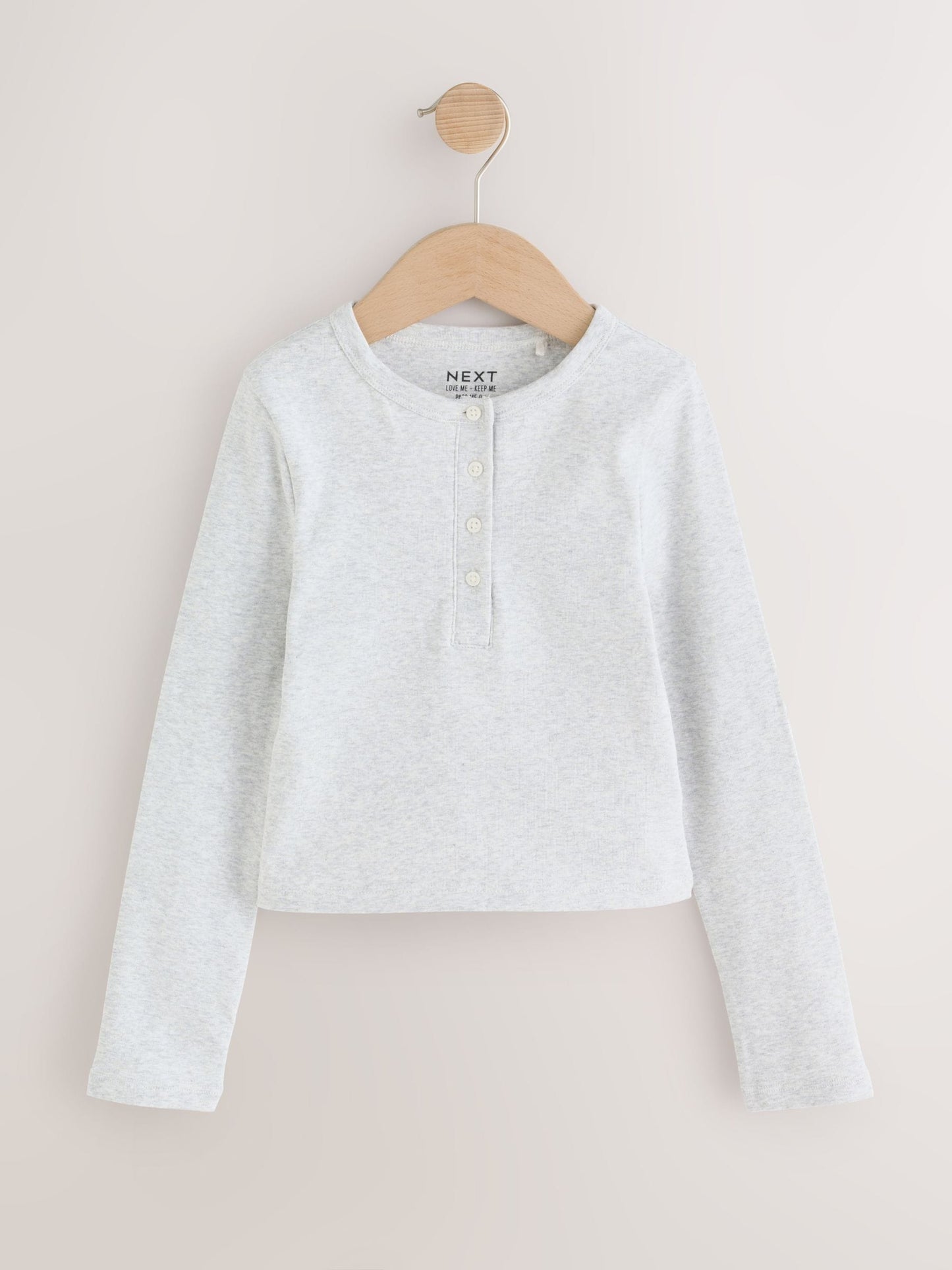 Dsiney Kidz - Grey Stripe Long Sleeve Button Tops 2 Pack (3-16yrs) image 7