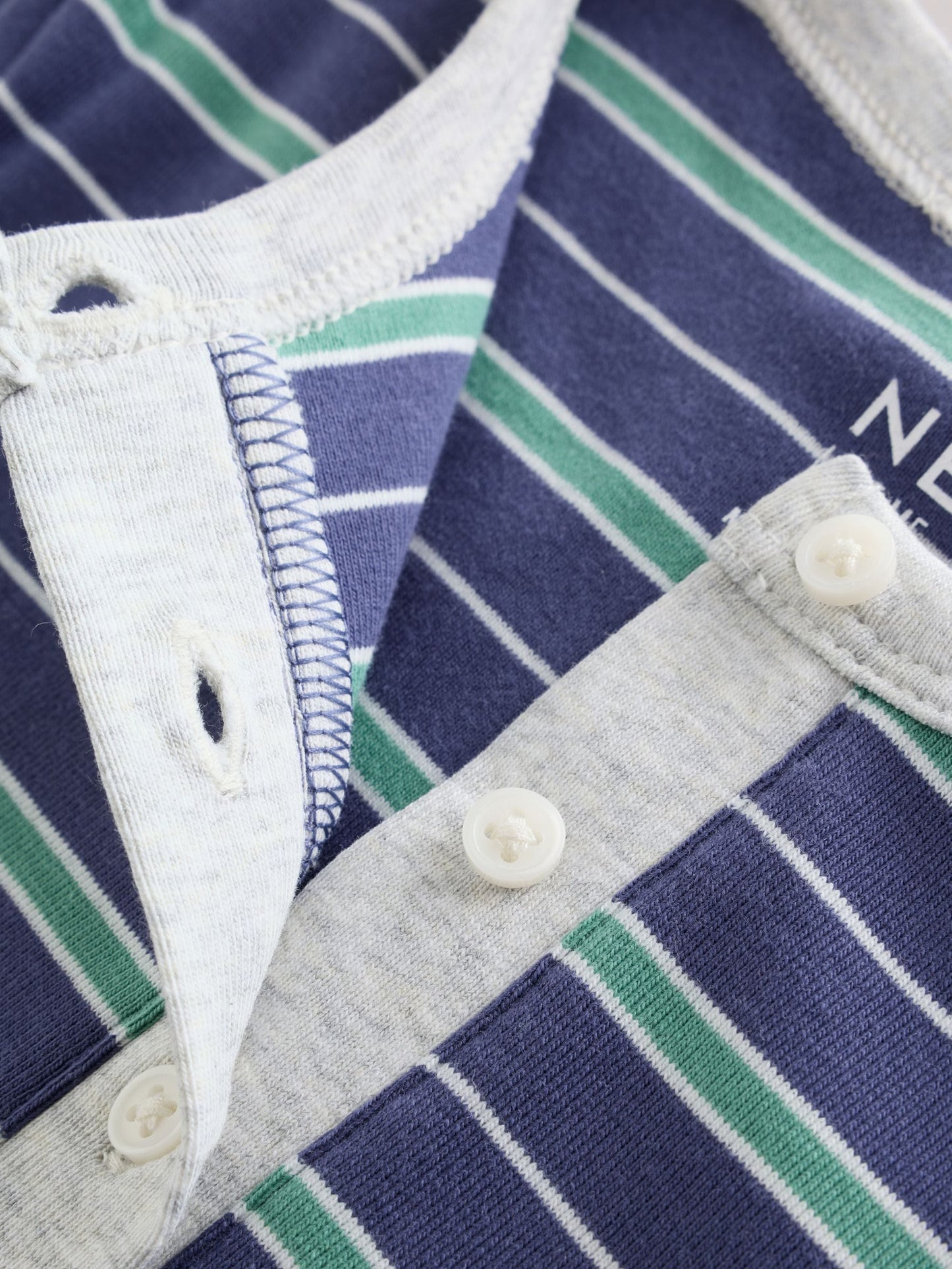 Dsiney Kidz - Grey Stripe Long Sleeve Button Tops 2 Pack (3-16yrs) image 9