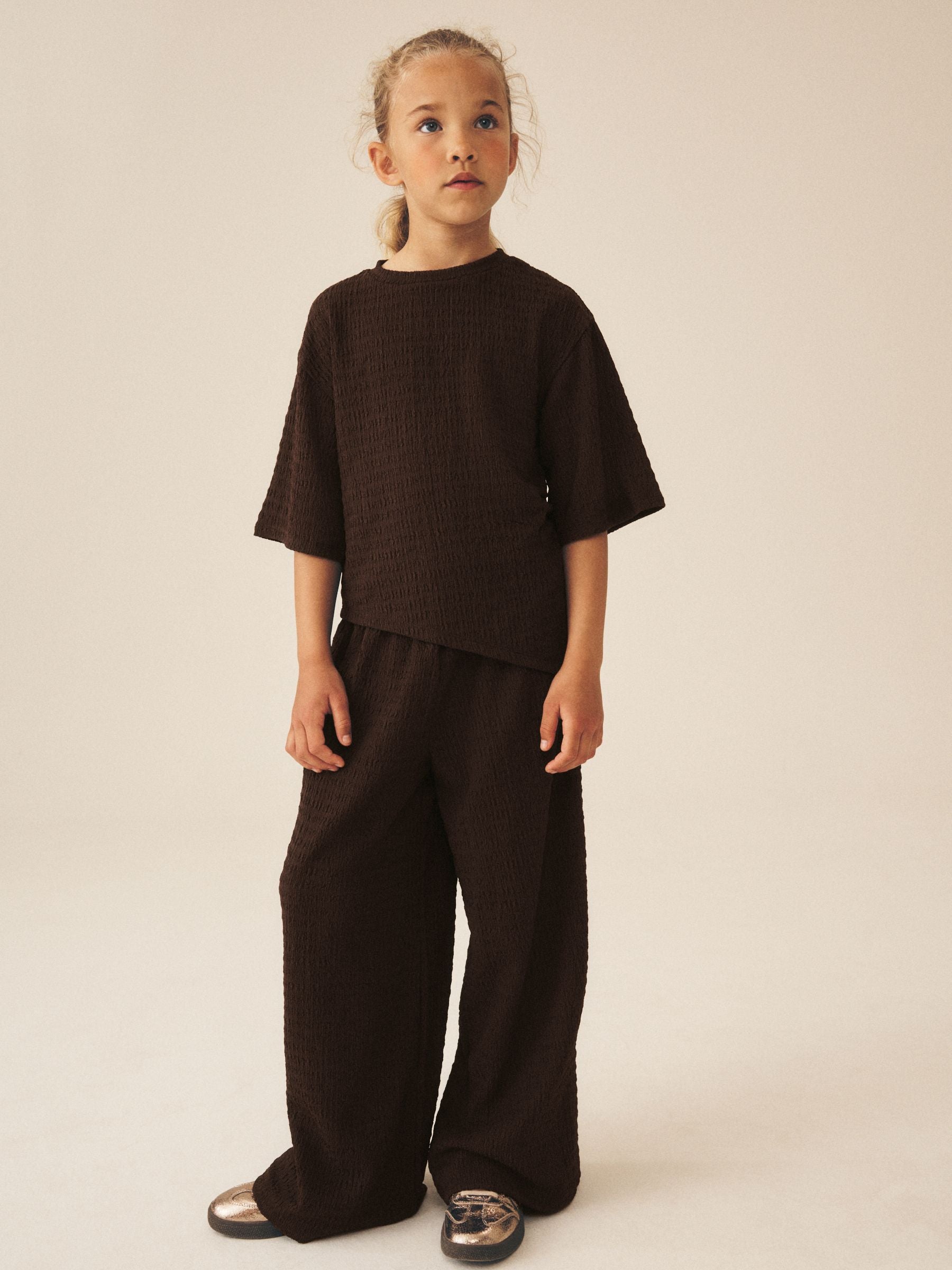 Dsiney Kidz - Chocolate Brown Top and Leggings Set (3-16yrs) image 2