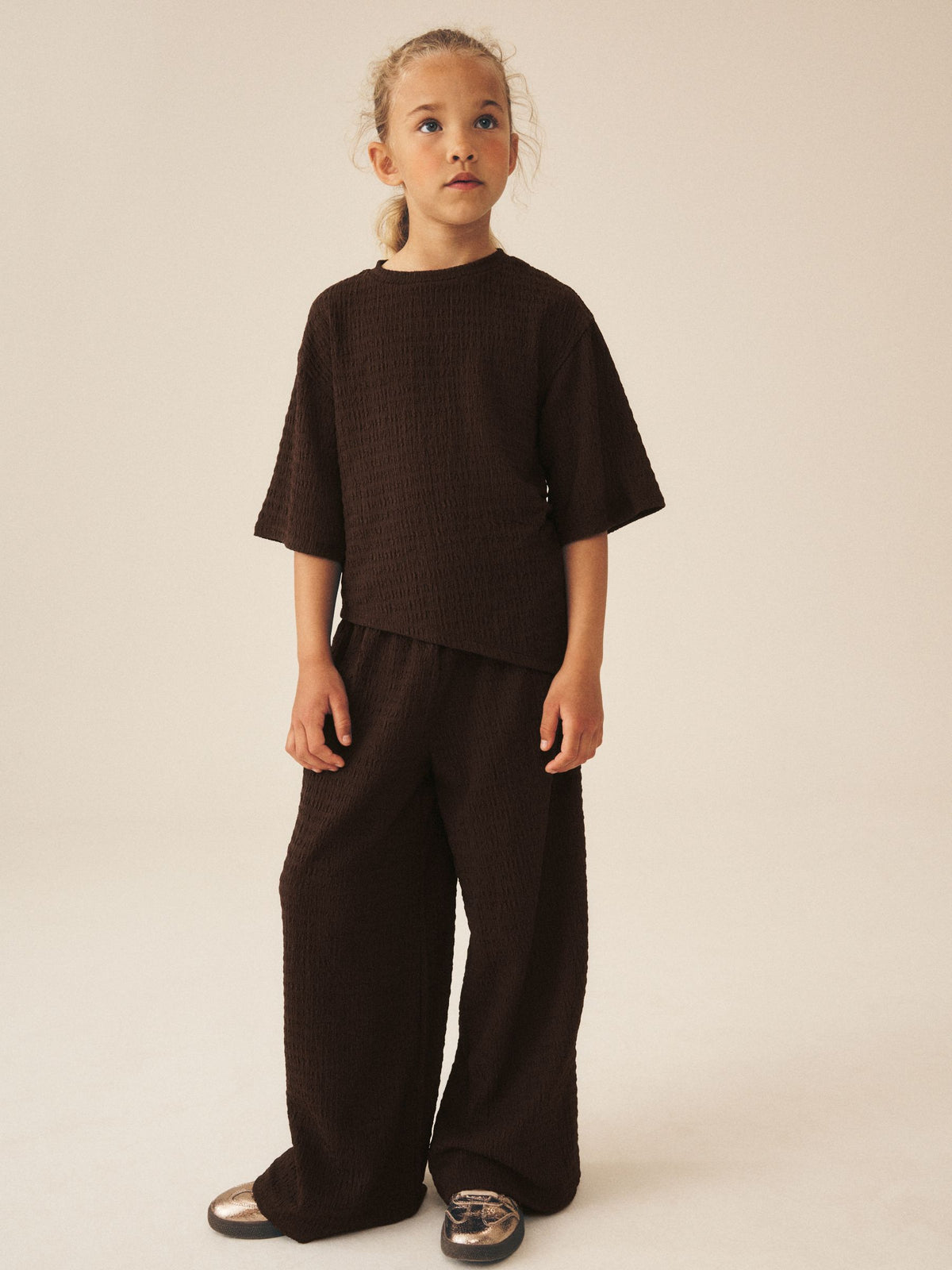 Dsiney Kidz - Chocolate Brown Top and Leggings Set (3-16yrs) image 2