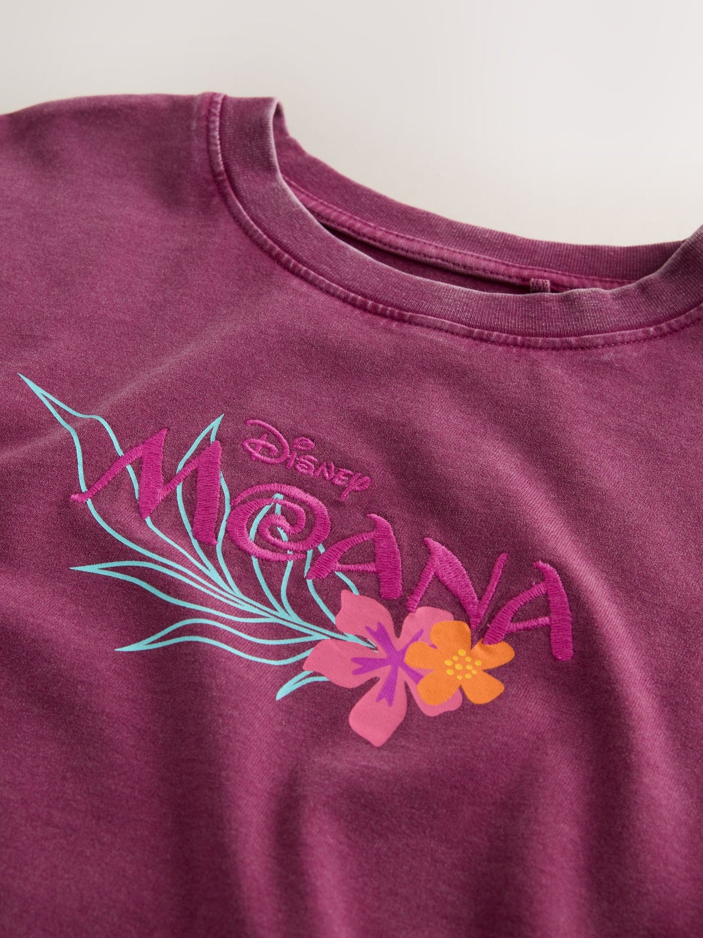 Dsiney Kidz - Purple Disney Moana Oversized Graphic T-Shirt (3-16yrs) image 7