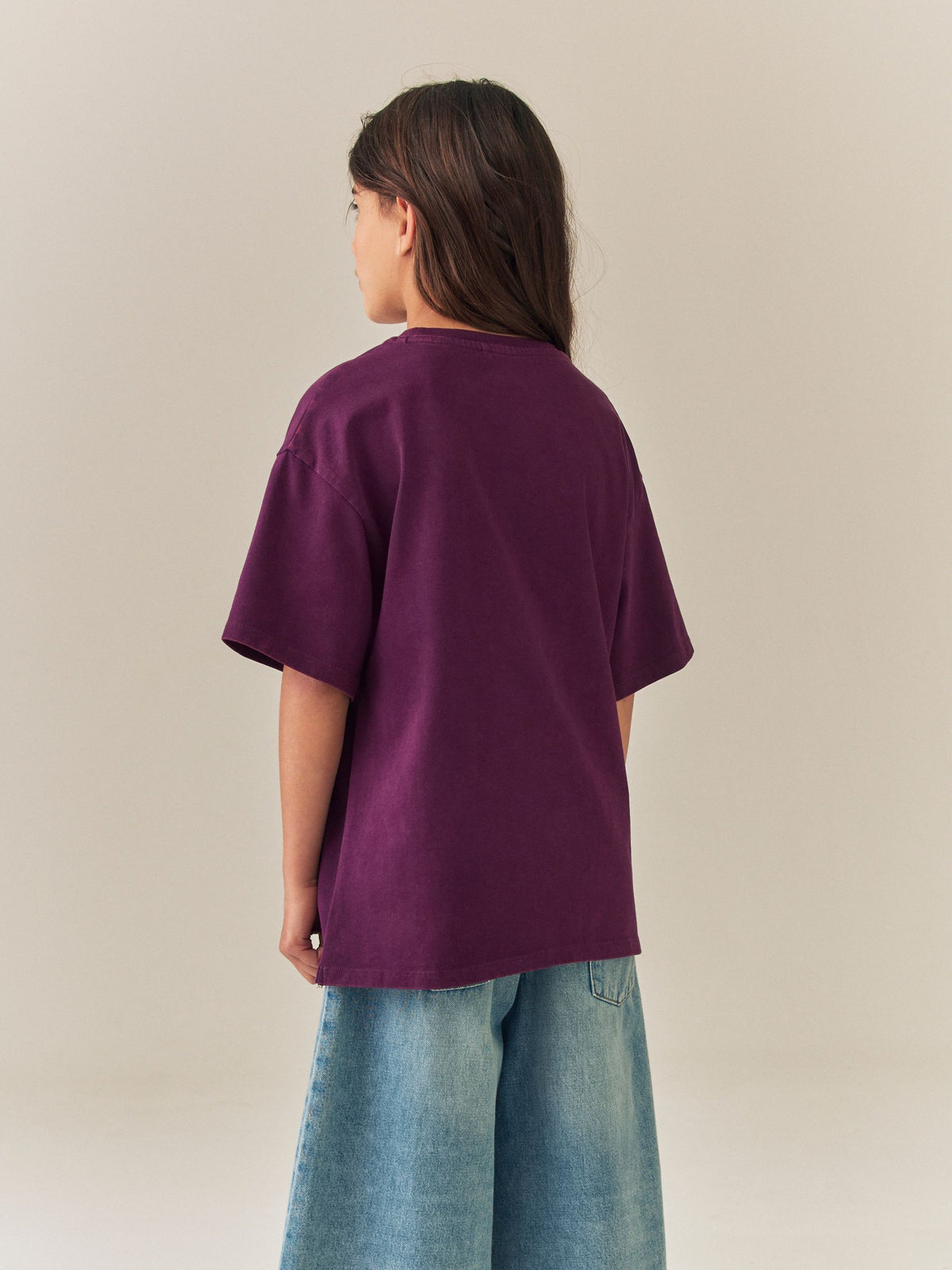 Berry Nirvana Stud Oversized Graphic T-Shirt (3-16yrs) - image 3