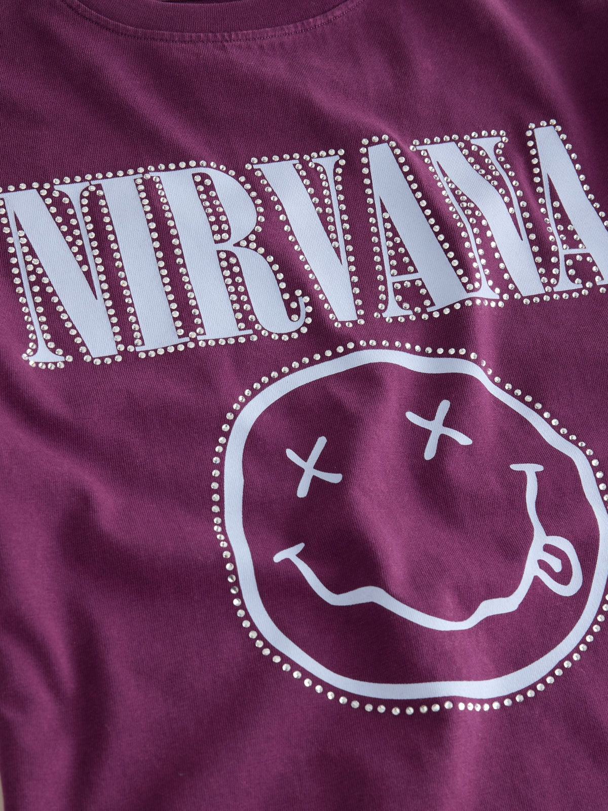 Berry Nirvana Stud Oversized Graphic T-Shirt (3-16yrs) - image 7