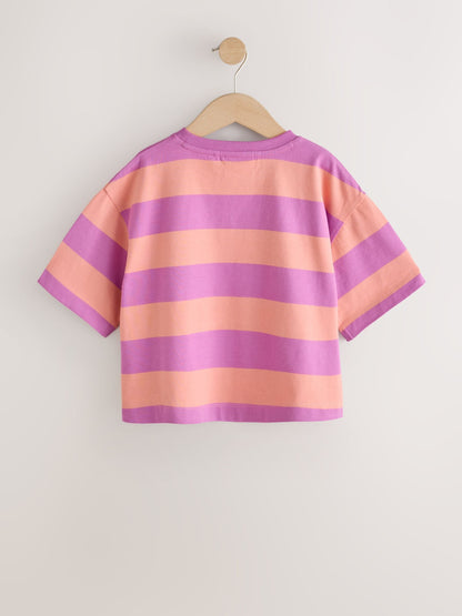 Orange Stripe Squishmallows Oversized Boxy T-Shirt (5-12yrs) - image 5