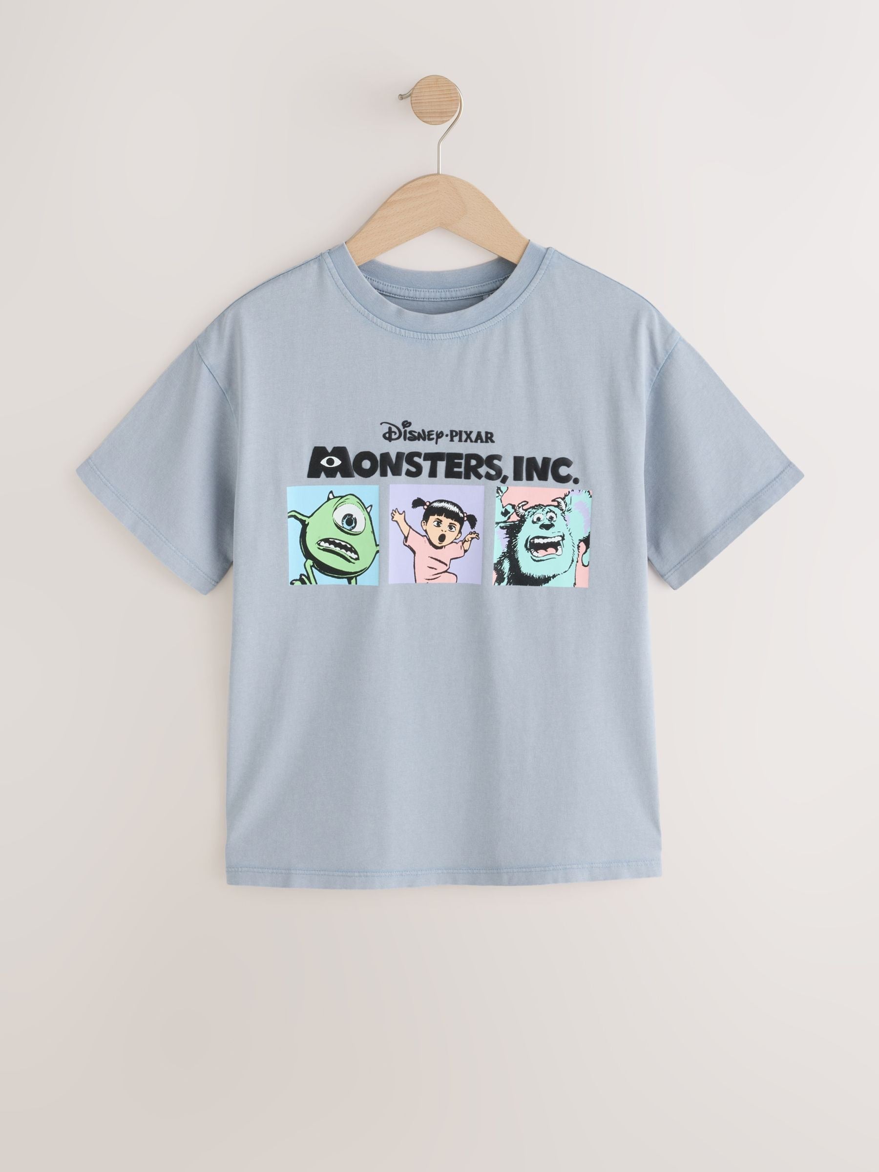 Dsiney Kidz - Charcoal Disney Monsters Inc Oversized Graphic T-Shirt (3-16yrs) image 6