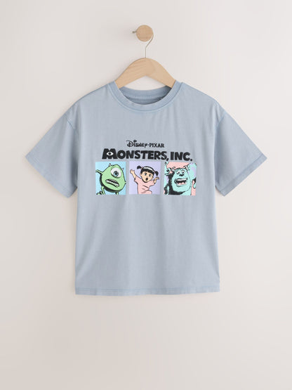 Dsiney Kidz - Charcoal Disney Monsters Inc Oversized Graphic T-Shirt (3-16yrs) image 6