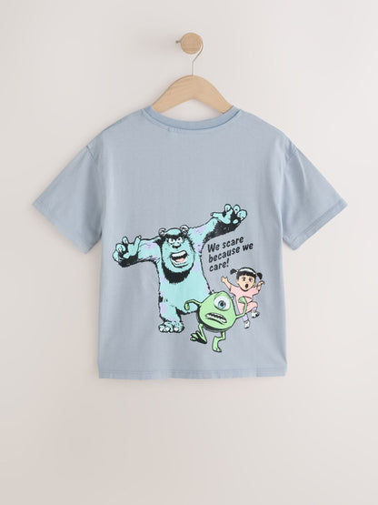Dsiney Kidz - Charcoal Disney Monsters Inc Oversized Graphic T-Shirt (3-16yrs) image 7