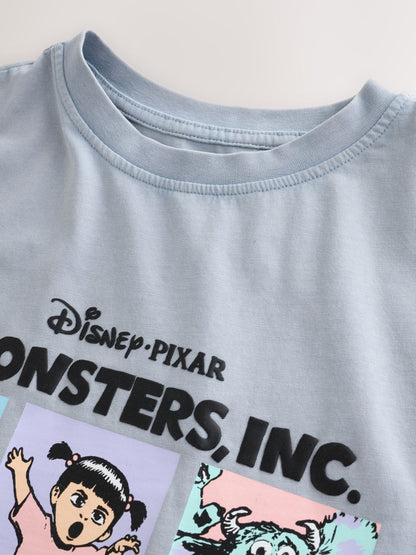 Dsiney Kidz - Charcoal Disney Monsters Inc Oversized Graphic T-Shirt (3-16yrs) image 8