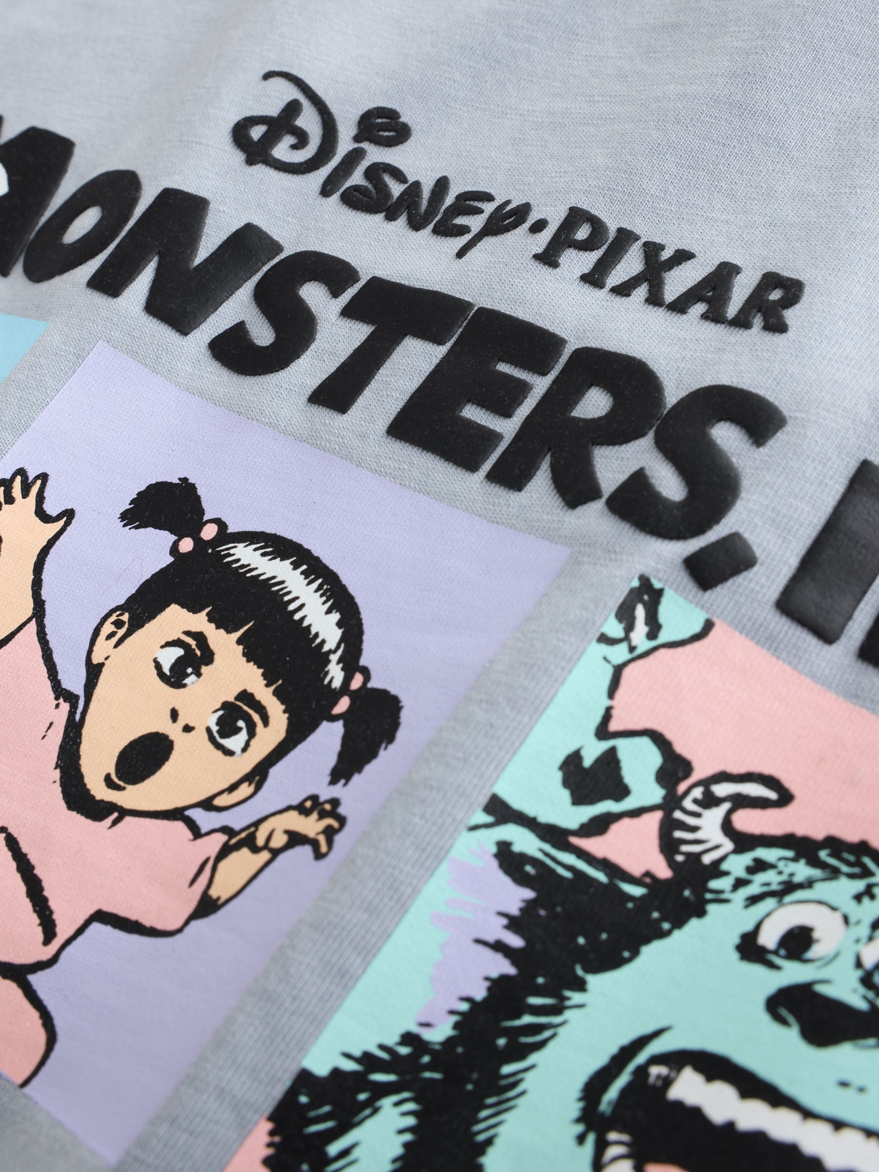 Dsiney Kidz - Charcoal Disney Monsters Inc Oversized Graphic T-Shirt (3-16yrs) image 9