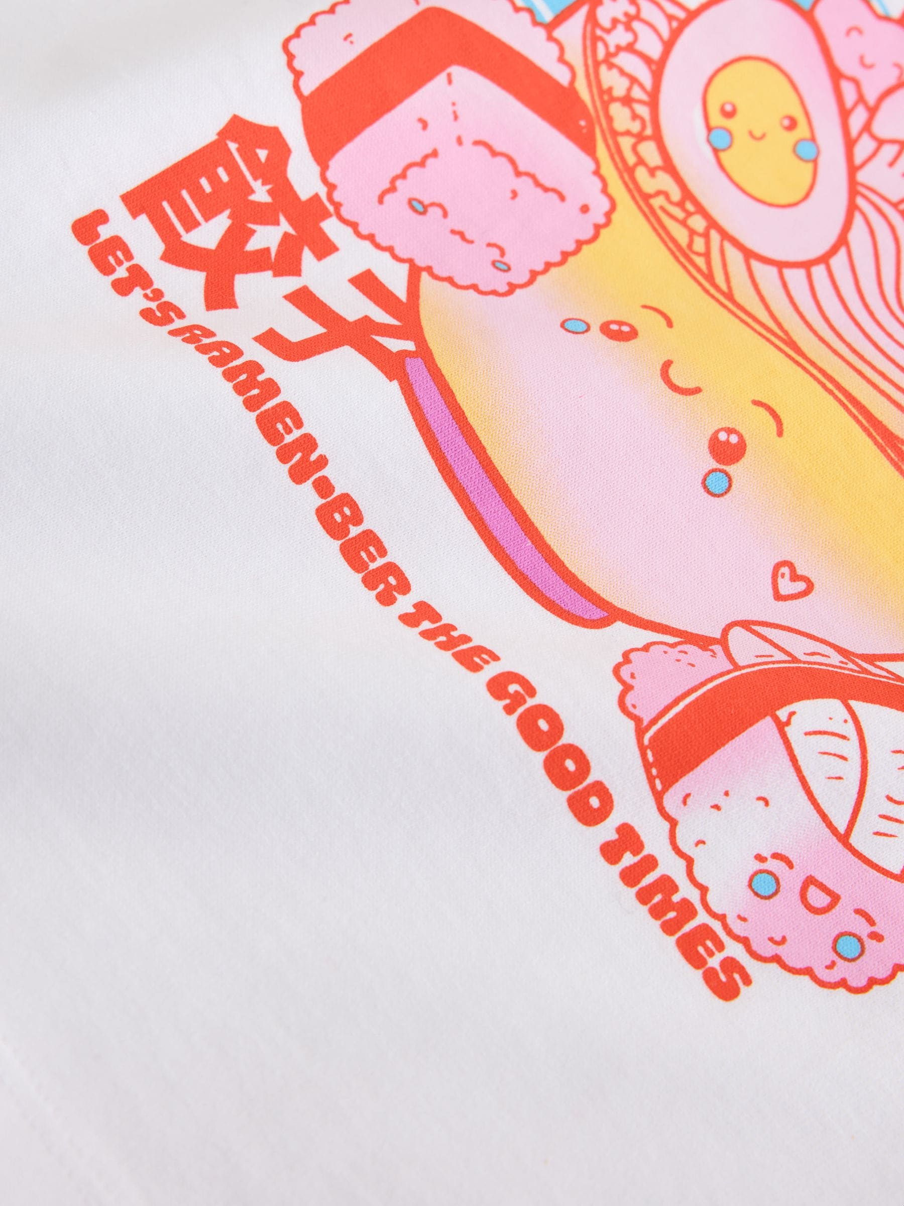 Dsiney Kidz - White Ramen Oversized Graphic T-Shirt (3-16yrs) image 8